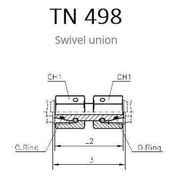 TN498, TN498R Соединительные адаптеры (с регулируемой гайкой-с регулируемой гайкой)